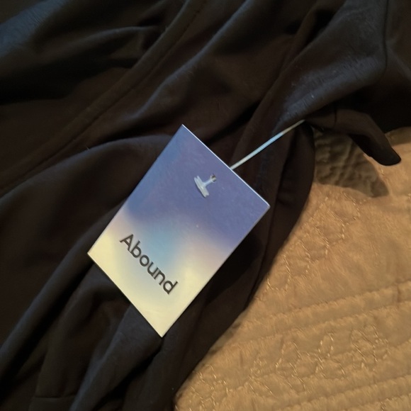 10. Abound Short Sleeve Wrap Dress in Jet Black, Size 2X - Picture 10 of 14